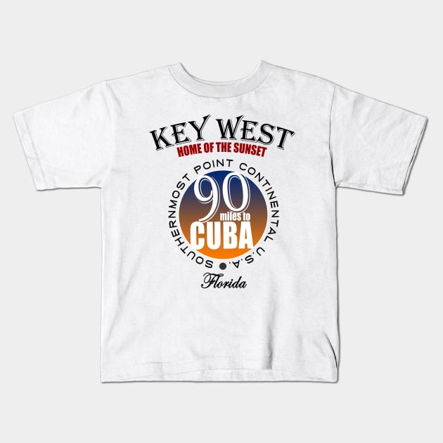 Key West Kids T-Shirt by dejava